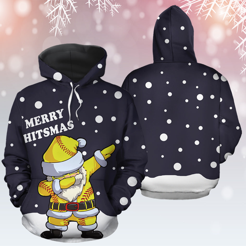 Merry Hitsmas Pullover Premium Hoodie, Perfect Outfit For Men And Women On Christmas New Year Autumn Winter