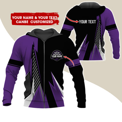 Customized Name & Text Darts Premium Zip Hoodie , Personalized Name Darts Zip Hoodie For Men & Women - Gift For Darts Lovers, Darts Players