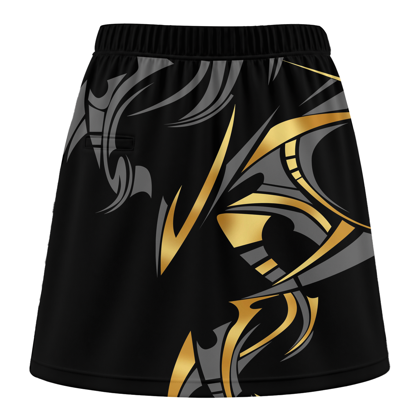 Customized Bowling Trouser Skirts With Shorts Underneath, Bowling Ball Crown Multicolor Skorts With Pockets