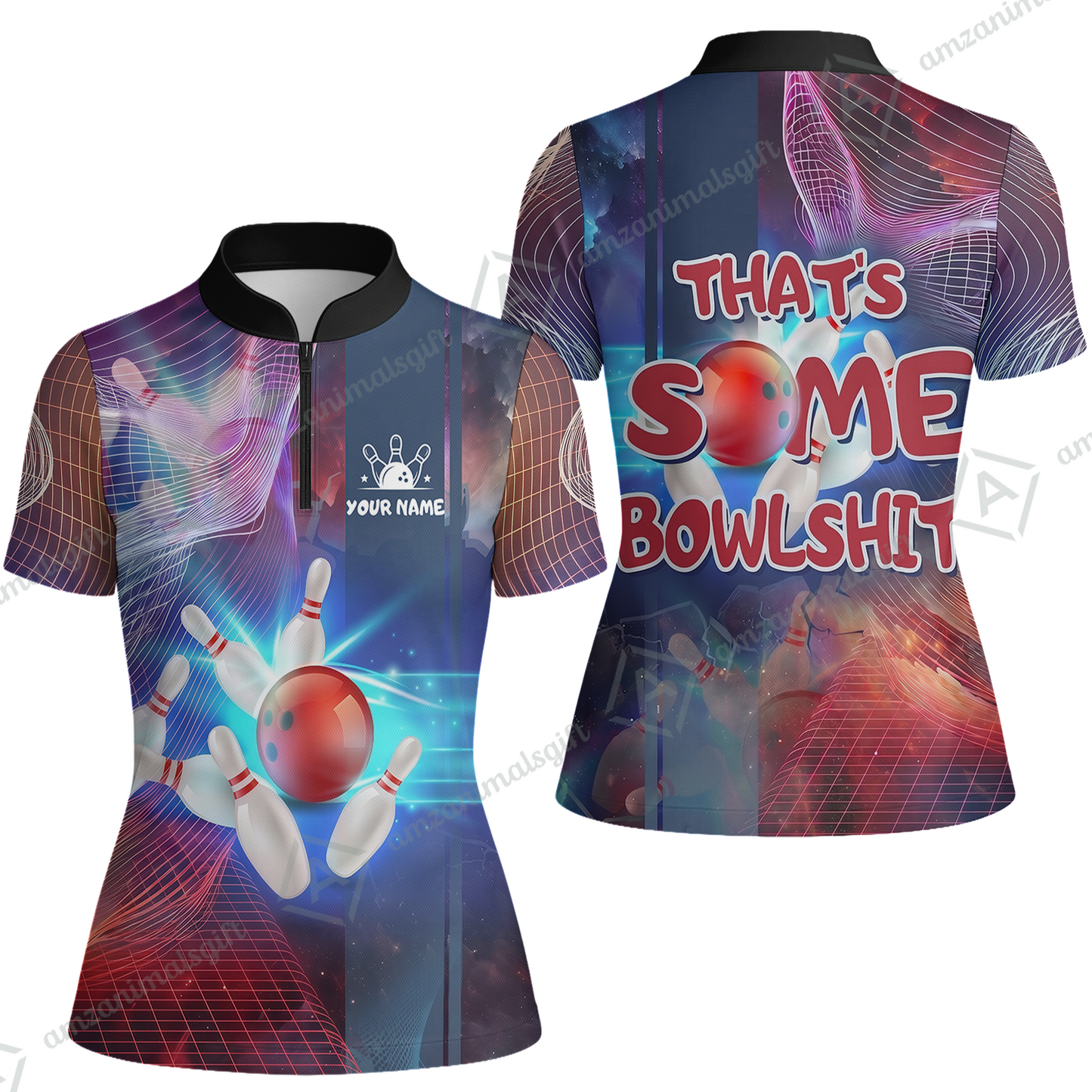 Custom Bowling Jersey Team Shirt, Bowling Shirt That’s Some Bowlshit, Funny Bowling Shirt Personalized Name