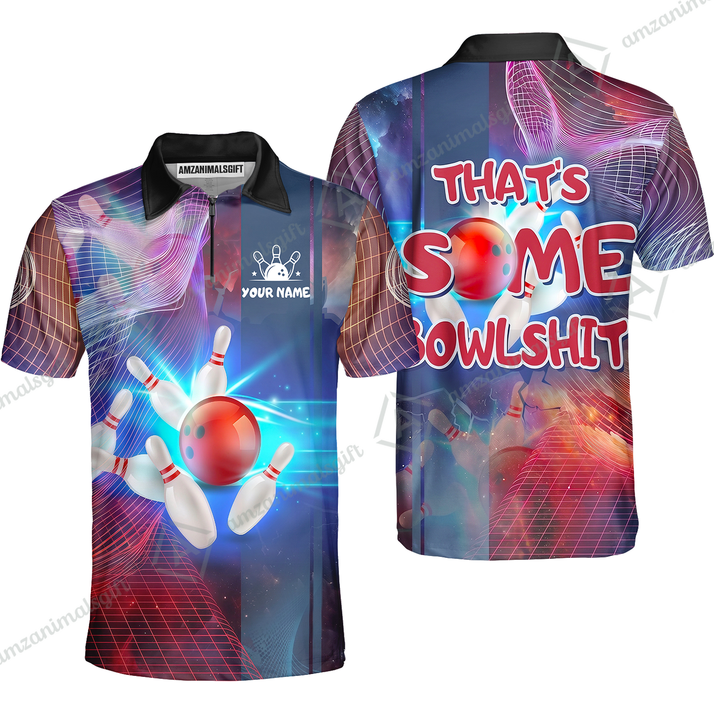 Custom Bowling Jersey Team Shirt, Bowling Shirt That’s Some Bowlshit, Funny Bowling Shirt Personalized Name