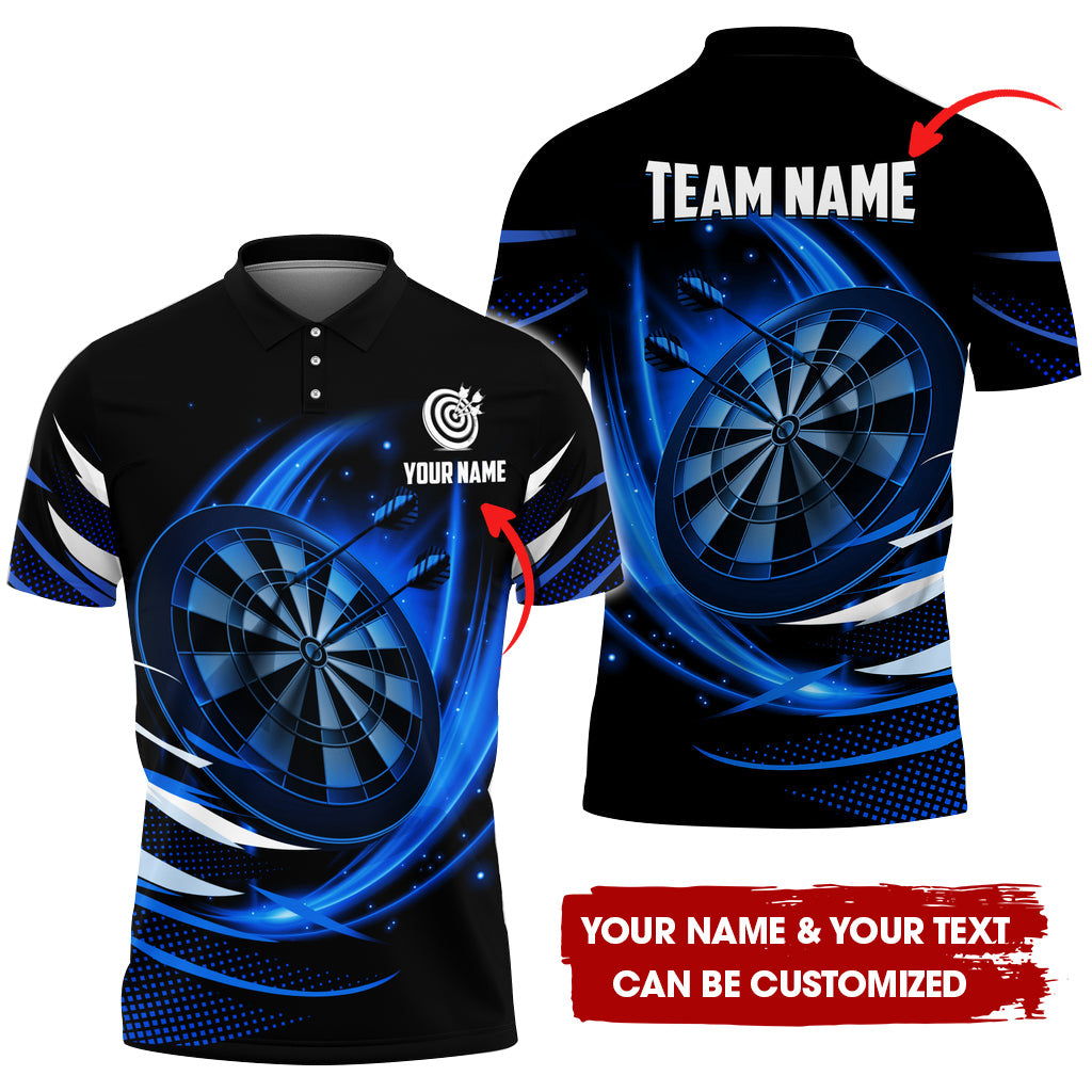 Custom Dartboard Men Polo Shirt, Personalized Darts For Team Polo Shirt For Men, Perfect Gift For Darts Lovers, Darts Players