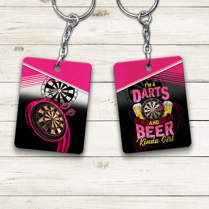 I'm A Darts And Beer Kinda Girl For Darts Players - Christmas Gift For Darts Lovers, Beer Lovers, Family, Friends