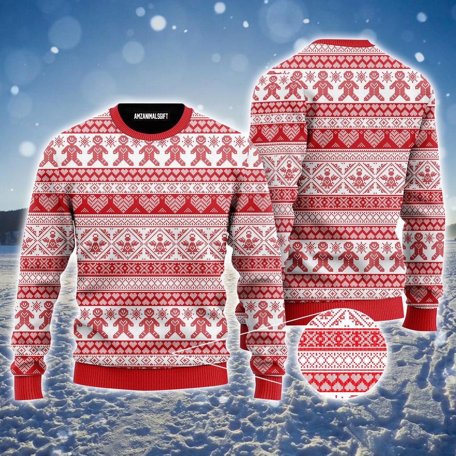 This Is My Red Old Here Ugly Sweater For Men & Women, Perfect Outfit For Christmas New Year Autumn Winter