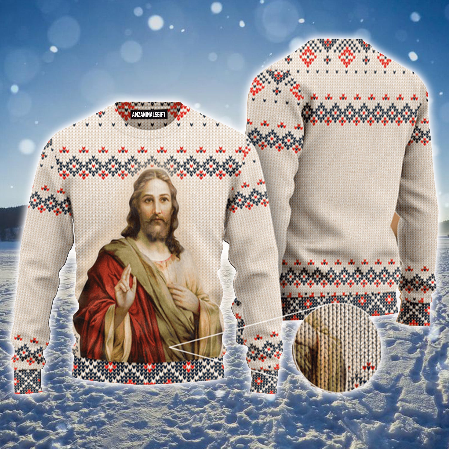 Holy Christian Urly Sweater, Christmas Sweater For Men & Women - Perfect Gift For New Year, Winter, Christmas