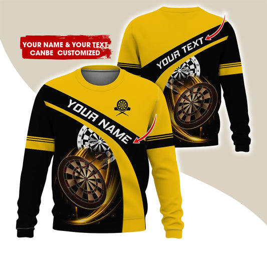 Customized Name & Text Darts Sweatshirt, Personalized Darts Is My Life Sweatshirt For Men & Women - Gift For Darts Lovers, Darts Players