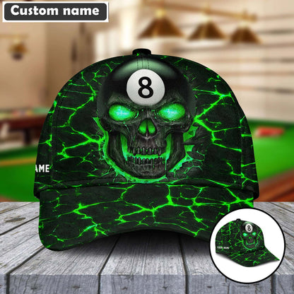 Customized Billiard Cap, Personalized Billiard Pools Skull Hats, Best Billiard Pool Hat For Billiard Players (8 colors)