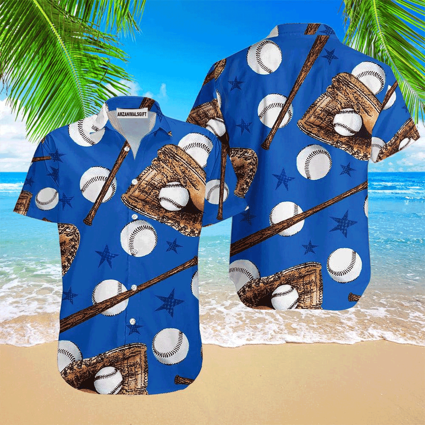 Baseball Hawaiian Shirt, American Baseball Star Hawaiian Shirt For Men & Woman, Perfect Gift For Baseball Lovers