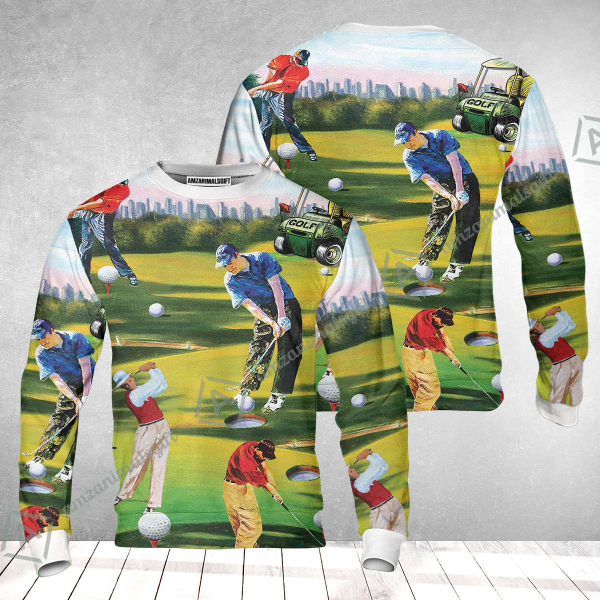 Golf Men Sweatshirt - Golf Men, Golf Cart Sweatshirt - Perfect Gift For Men & Women, Golf Lover