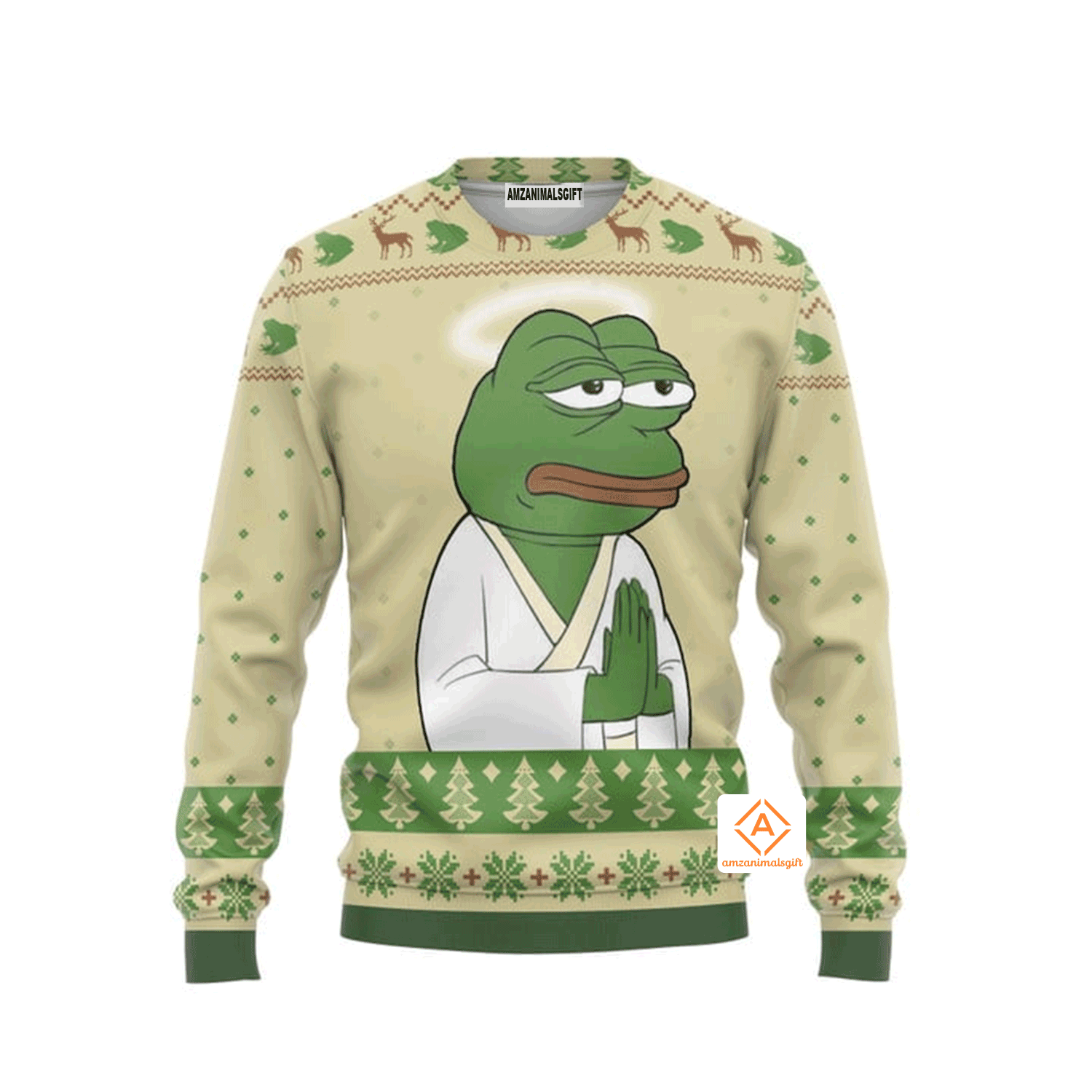 Pepe The Frog Christmas Sweater, Ugly Sweater For Men & Women, Perfect Outfit For Christmas New Year Autumn Winter
