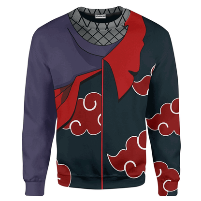 Naruto Anime Christmas Sweater Hidan Akatsuki Outfit, Ugly Sweater For Men & Women, Perfect Outfit For Christmas New Year Autumn Winter