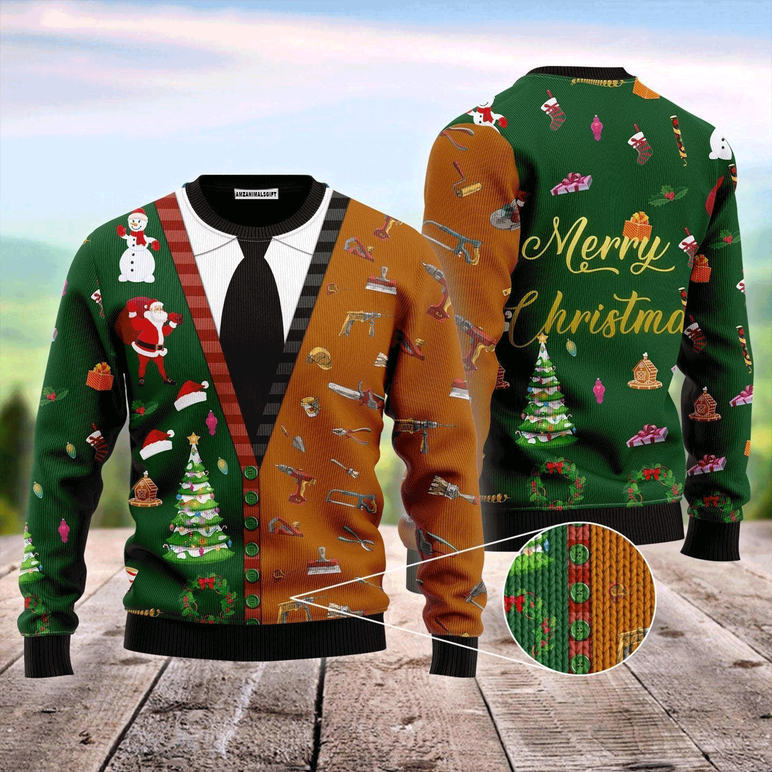 Carpenter Sweater Christmas - Merry Christmas Sweater For Men & Women, Perfect Outfit For Christmas New Year Autumn Winter