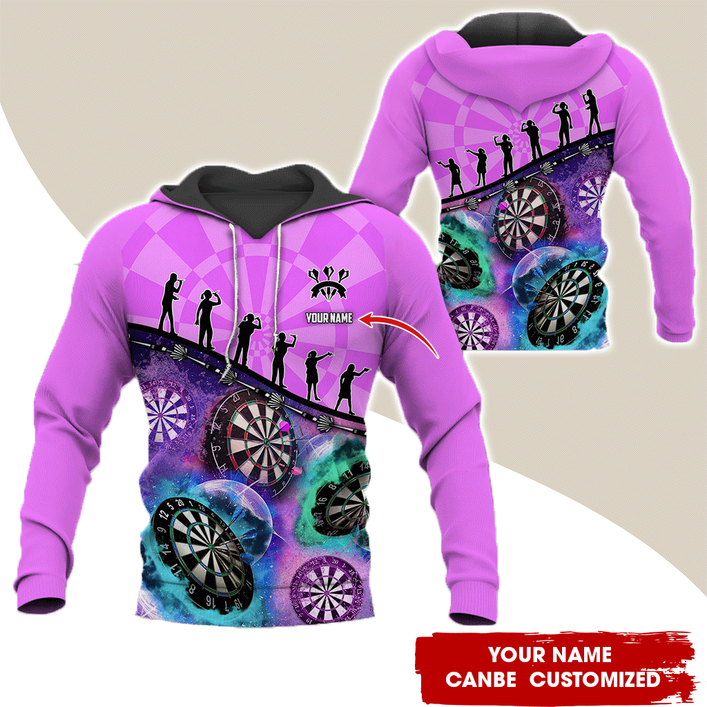 Personalized Darts Premium Hoodie, Darts Team Is My Life Hoodie, Perfect Gift For Darts Lovers, Darts Player