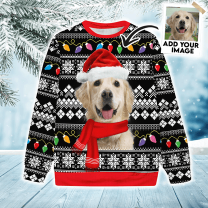 Personalized Dog Sweater For Humans - Personalized dog & cat sweater, Design your own christmas sweater For Dog Lovers, Friend, Family