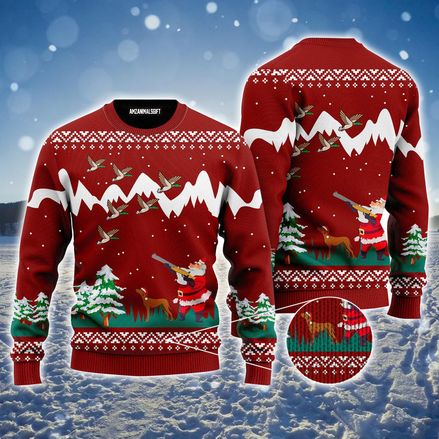 Hunting 2025 christmas sweater