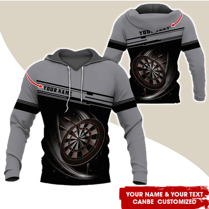 Customized Name & Text Darts Premium Hoodie, Darts Hoodie For Darts Lovers, Darts Players