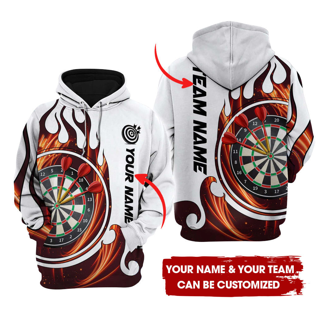 Customized Darts Fire Blaster Premium Hoodie, Perfect Outfit For Men And Women - Gift For Darts Lovers, Christmas New Year Autumn Winter