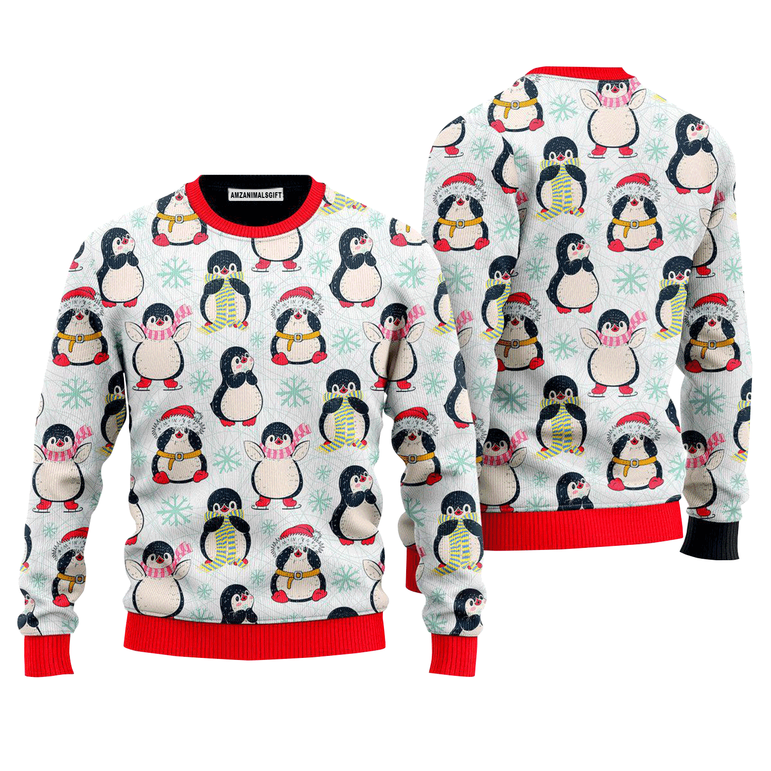 Funny Christmas Penguins Sweater, Ugly Sweater For Men & Women, Perfect Outfit For Christmas New Year Autumn Winter