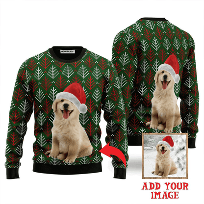 Custom Funny Christmas Cute Dog In Green Sweater, Ugly Sweater For Men & Women, Perfect Outfit For Christmas New Year Autumn Winter