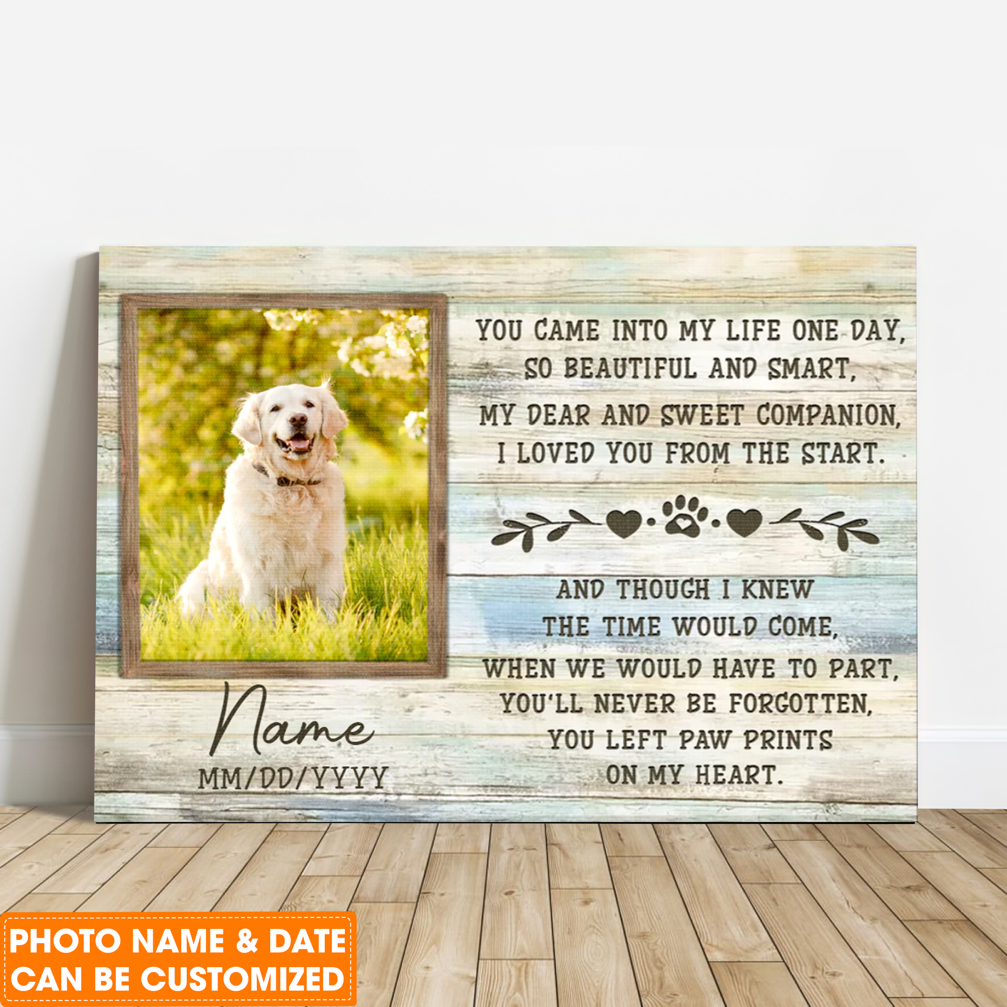 Personalized Sympathy Gift For Dog Passing Memorial Gifts For Dog Owners, Pet Memorial Gifts, Perfect Gift For Dog Lovers, Friends, Family