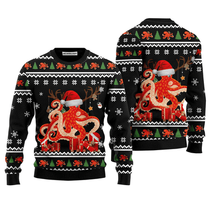 Merry Octomas Sweater Christmas, Ugly Sweater For Men & Women, Perfect Outfit For Christmas New Year Autumn Winter