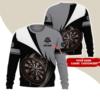 Customized Darts Sweatshirt, Personalized Name Darts Team Is My Life Sweatshirt For Men & Women, Perfect Gift For Darts Lovers, Friend, Family