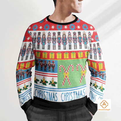 The Nutcracker Christmas Sweater, Ugly Sweater For Men & Women, Perfect Outfit For Christmas New Year Autumn Winter