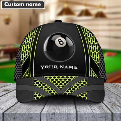 Customized Billiard Cap, Colorful Personalized Billiard Pools 8 Net Pattern Hats, Best Billiard Pool Hat For Billiard Players