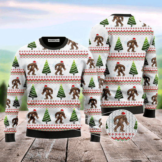 Amazing Bigfoot Sweater, Ugly Sweater For Men & Women, Perfect Outfit For Christmas New Year Autumn Winter