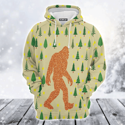 Bigfoot Premium Christmas Hoodie, Bigfoot Sasquatch Unisex Hoodie For Men & Women - Perfect Gift For Christmas, Friends, Family