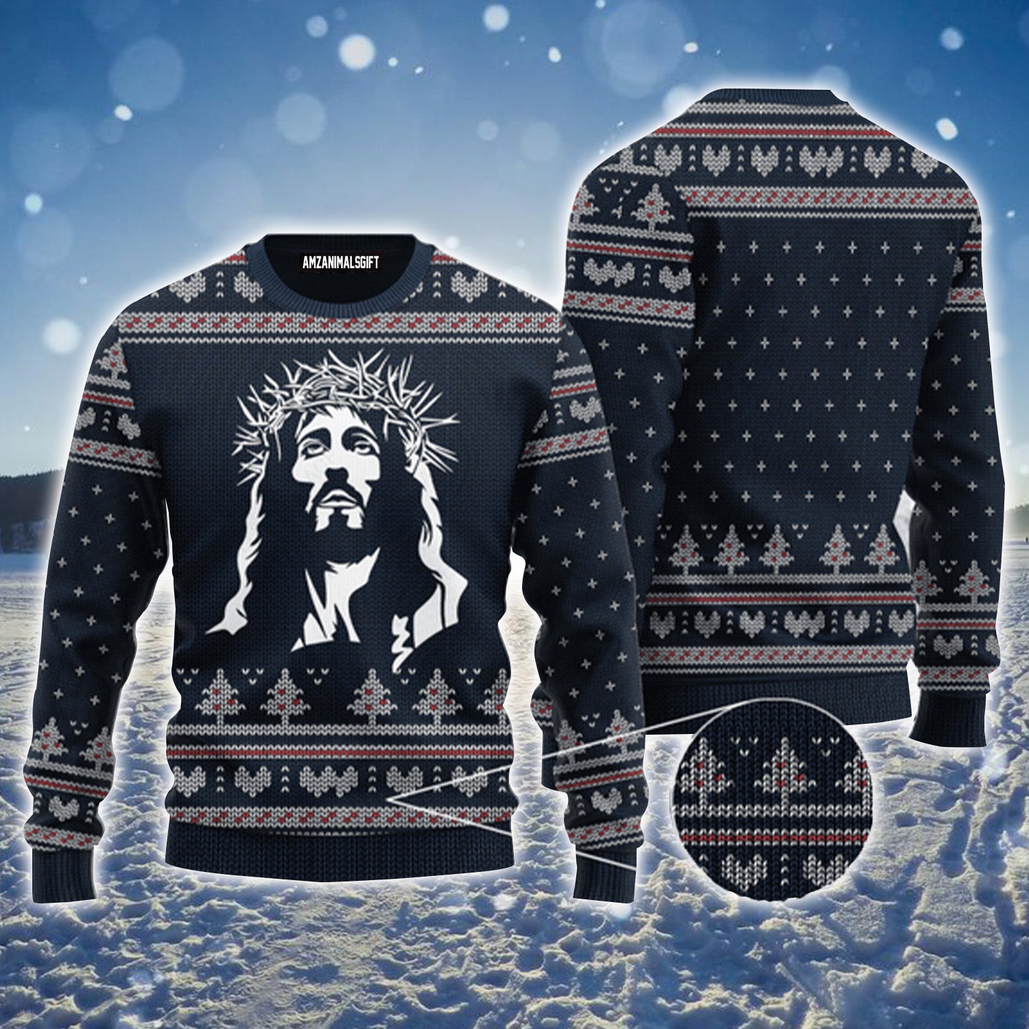 Christ Jesus Urly Sweater, Christmas Sweater For Men & Women - Perfect Gift For New Year, Winter, Christmas