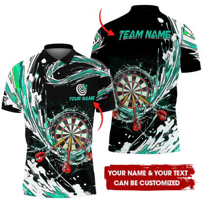 Custom Breath Of Water Darts Men Polo Shirt, Personalized Darts For Team Polo Shirt For Men, Perfect Gift For Darts Lovers, Darts Players