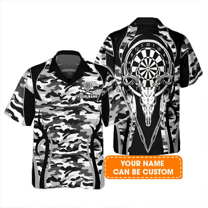 Customized Darts Hawaiian Shirt, Darts And Deer, Personalized Name Hawaiian Shirt For Men - Perfect Gift For Darts Lovers, Darts Players