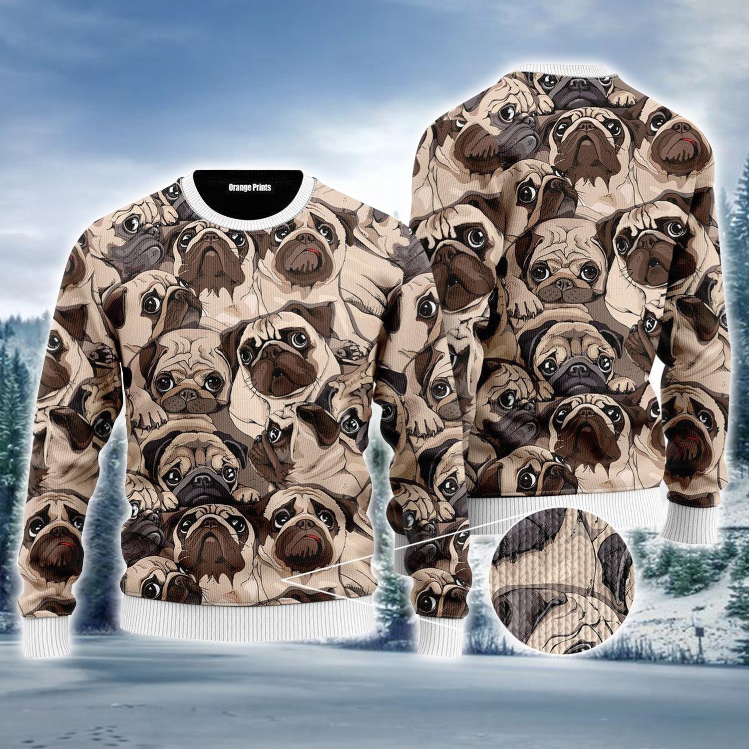 Puppy Dog Ugly Sweater For Men & Women, Perfect Outfit For Christmas New Year Autumn Winter