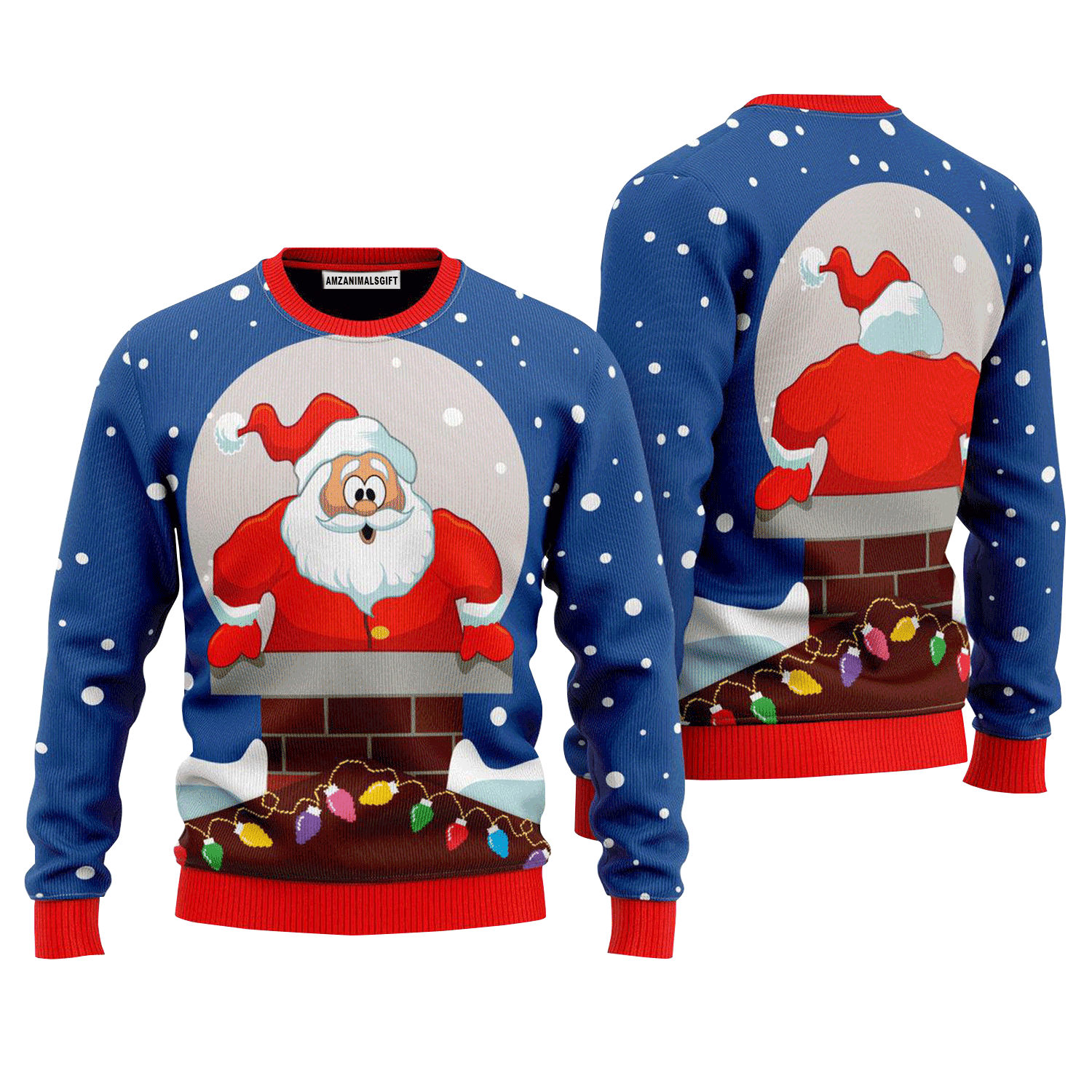 Funny Santa Loves Going Down Sweater, Ugly Sweater For Men & Women, Perfect Outfit For Christmas New Year Autumn Winter