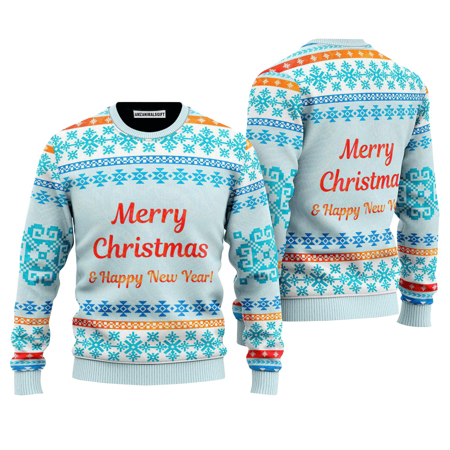 Christmas Is The Most Wonderful Time Pattern Sweater, Ugly Sweater For Men & Women, Perfect Outfit For Christmas New Year Autumn Winter