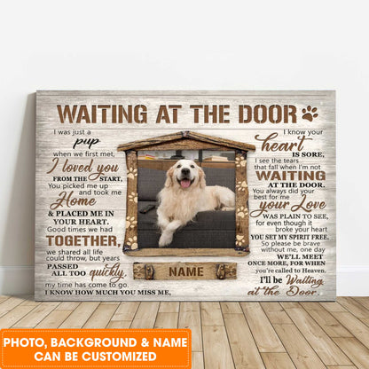 Personalized Dog Landscape Canvas, Unique Pet Memorial Gifts, Sayings For Loss Of Pet Dog Lover Gifts, Perfect Gift For Dog Lovers, Friends, Family