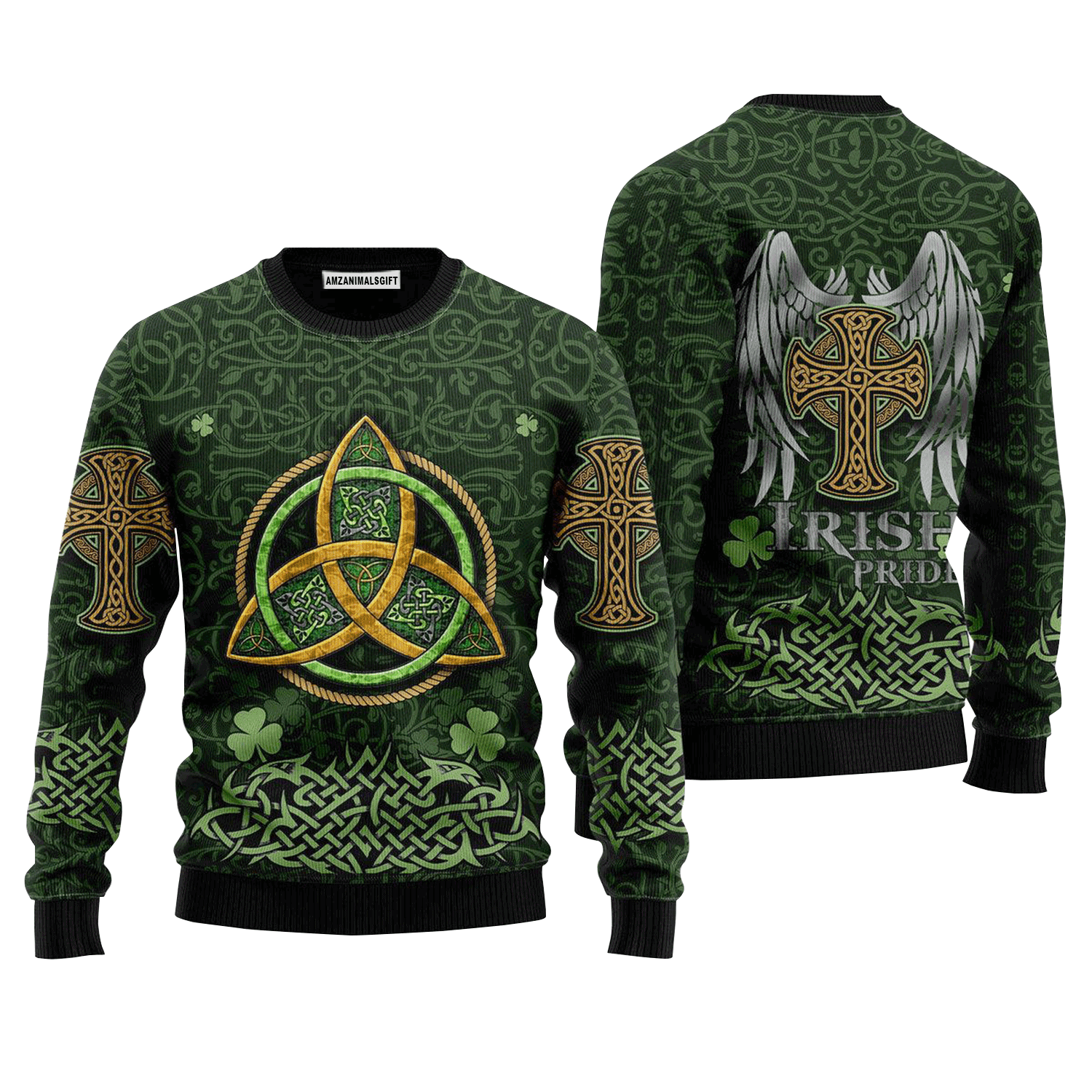 Irish Pride St Patricks Day Sweater, Ugly Sweater For Men & Women, Perfect Outfit For Christmas New Year Autumn Winter