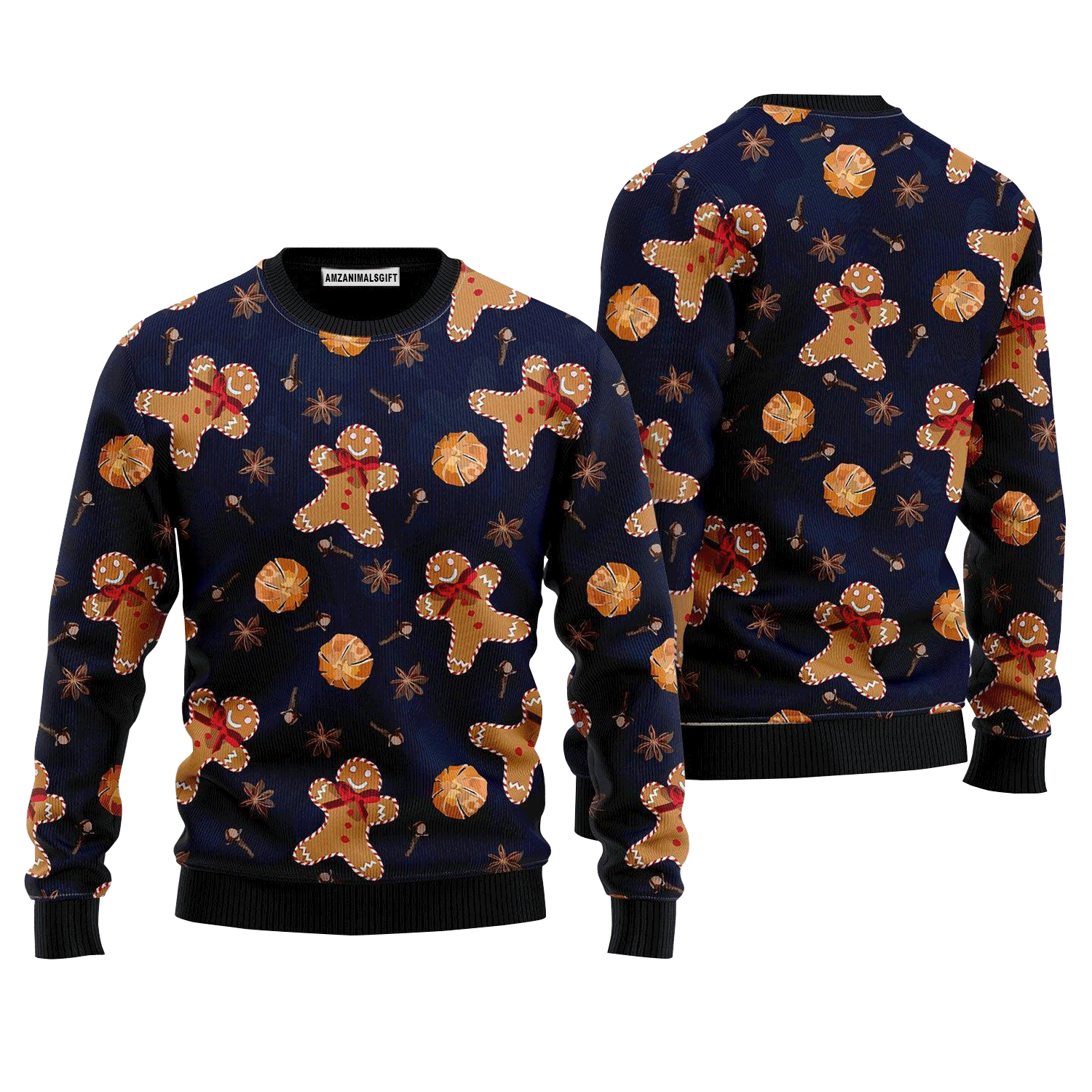 Gingerbread For Great Night Sweater, Ugly Sweater For Men & Women, Perfect Outfit For Christmas New Year Autumn Winter