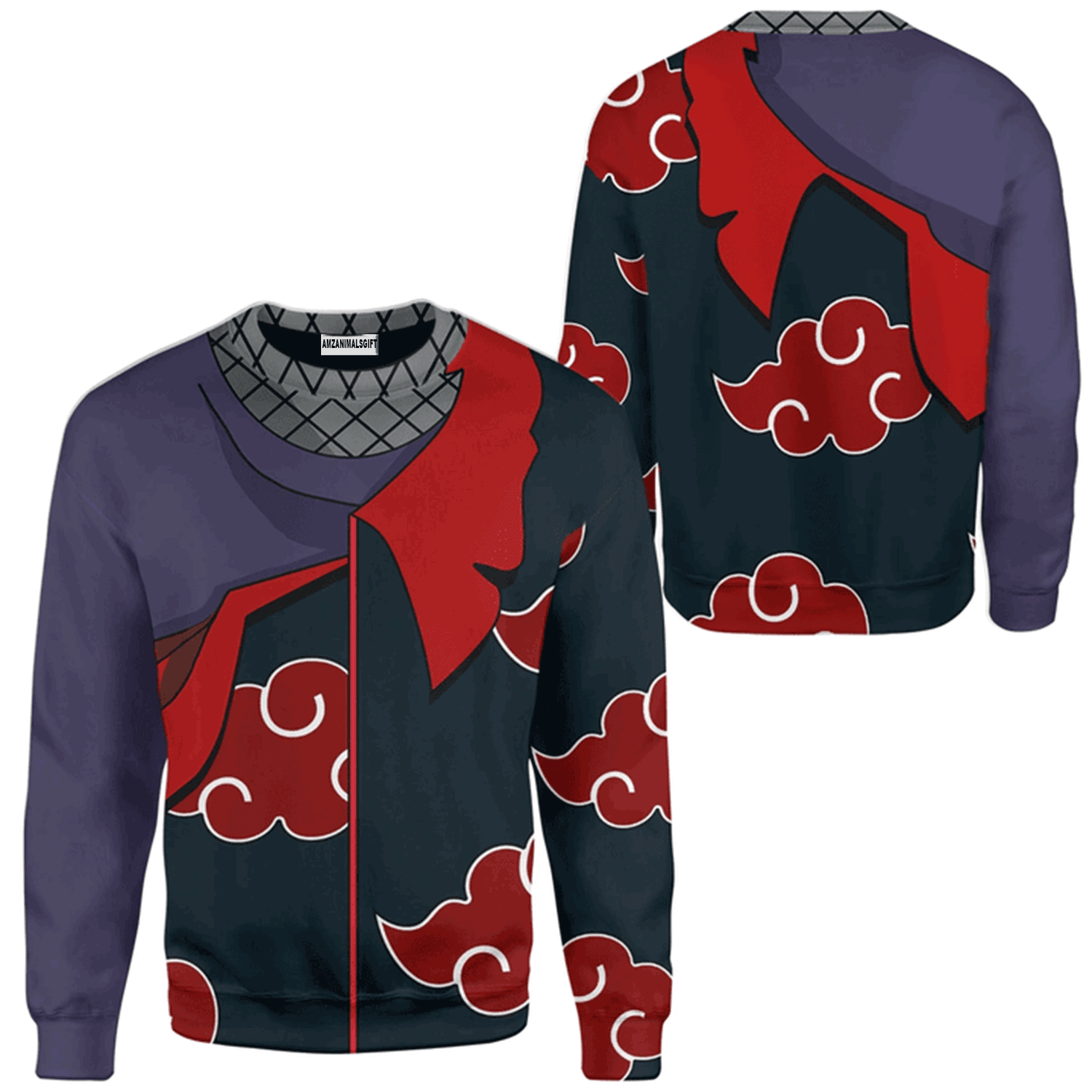 Naruto Anime Christmas Sweater Hidan Akatsuki Outfit, Ugly Sweater For Men & Women, Perfect Outfit For Christmas New Year Autumn Winter