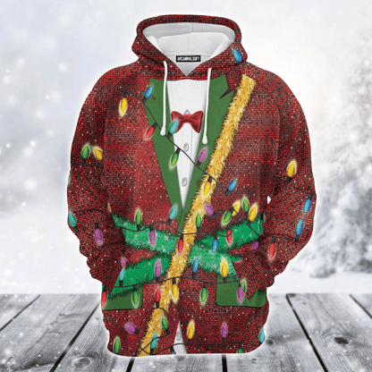 Christmas Light Premium Christmas Hoodie, Christmas Light Unisex Red Hoodie For Men & Women - Perfect Gift For Christmas, Family