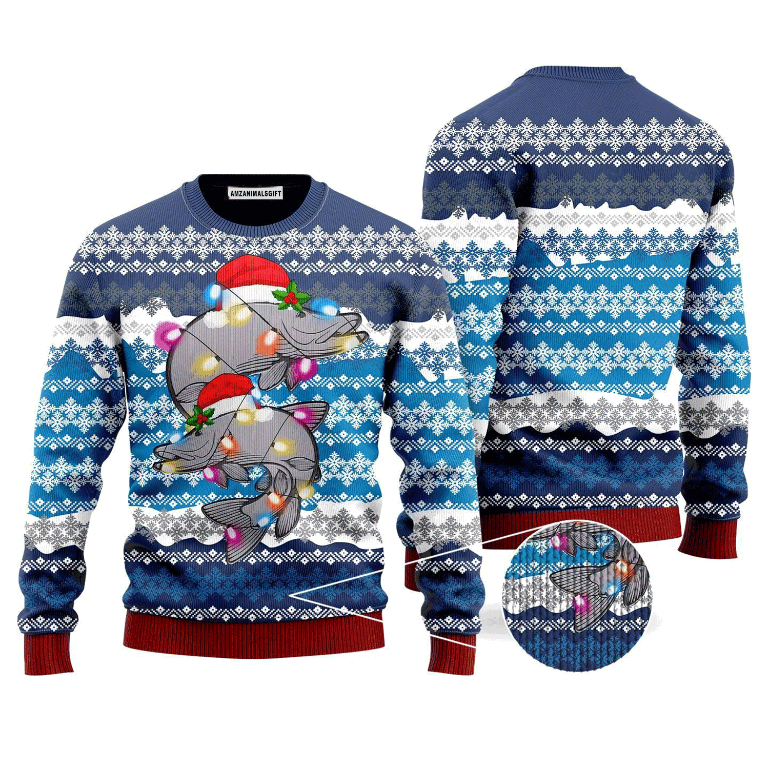 Musky Fishing Christmas Sweater, Ugly Sweater For Men & Women, Perfect Outfit For Christmas New Year Autumn Winter