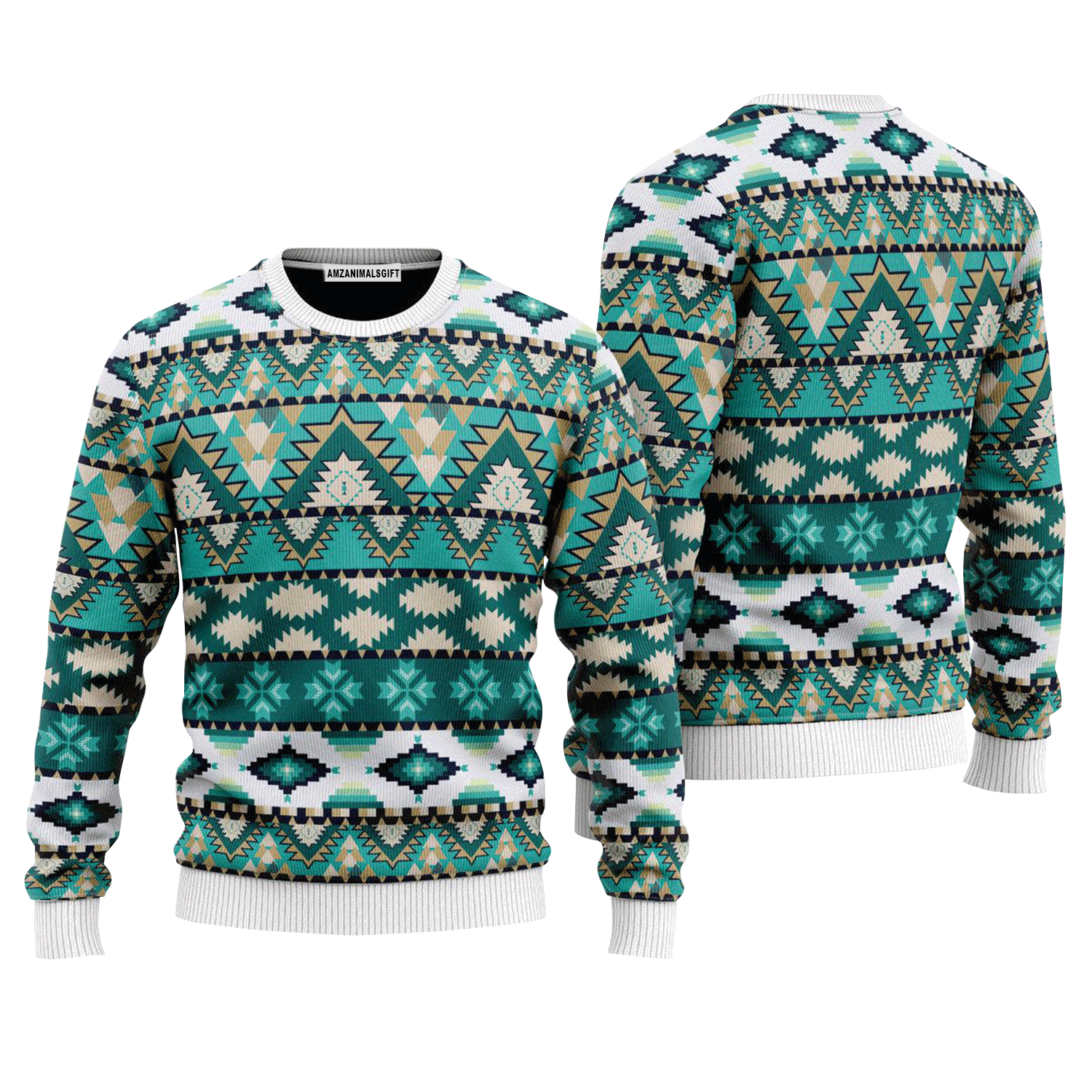 Native American Pattern Sweater, Ugly Sweater For Men & Women, Perfect Outfit For Christmas New Year Autumn Winter