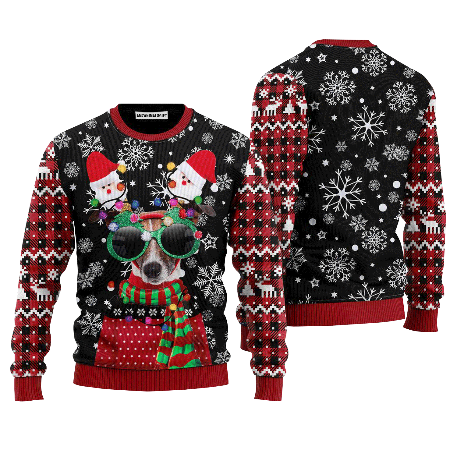 Funny Christmas Dog Snow Sky Sweater, Ugly Sweater For Men & Women, Perfect Outfit For Christmas New Year Autumn Winter