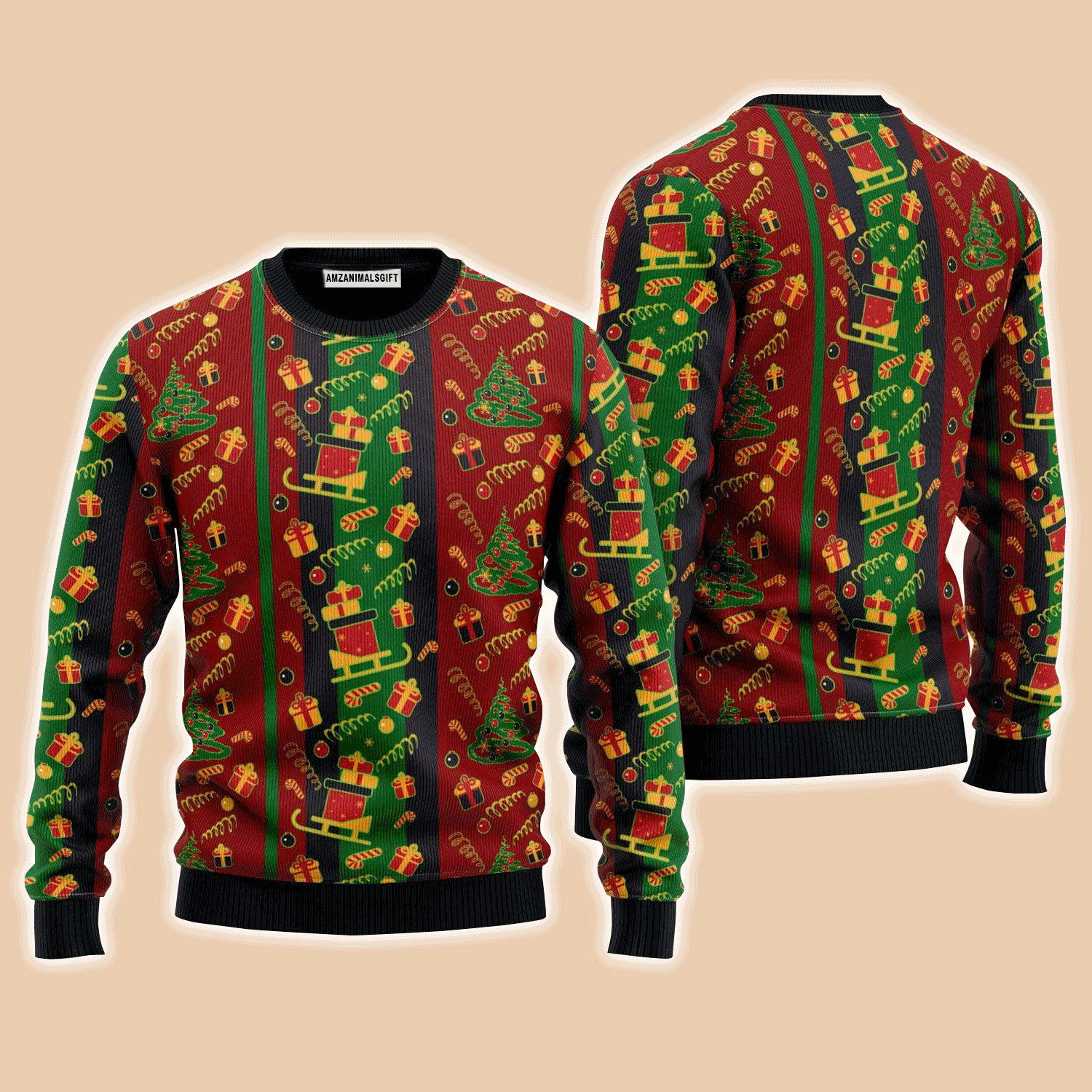 Christmas Pattern Sweater I Want A Huge Gift For Christmas, Ugly Sweater For Men & Women, Perfect Outfit For Christmas New Year Autumn Winter