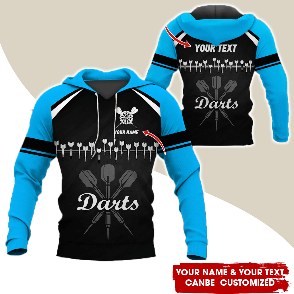 Customized Darts Premium Hoodie, Darts Arranged According To Musical Notes Hoodie, Perfect Gift For Darts Lovers, Friend, Family