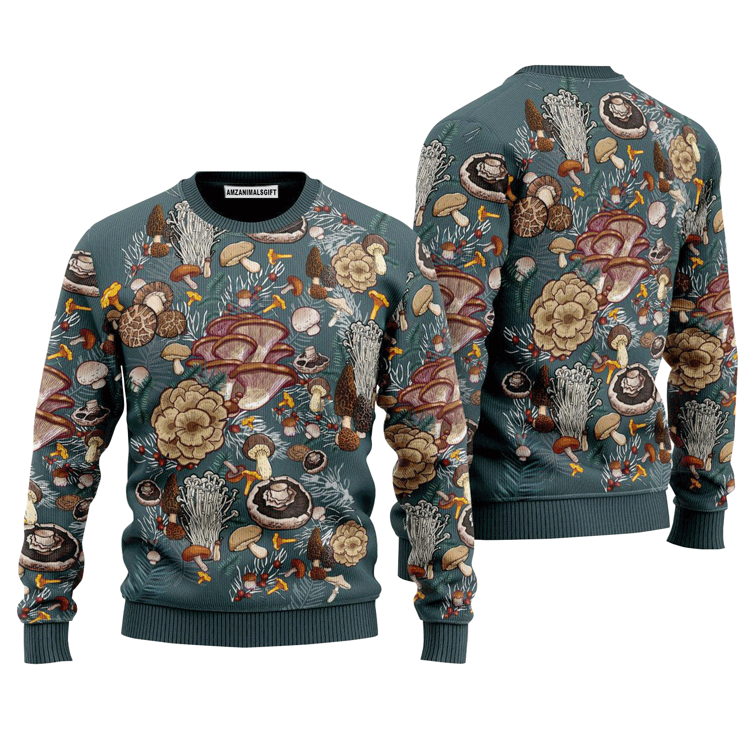 Awesome Mushrooms Sweater, Ugly Sweater For Men & Women, Perfect Outfit For Christmas New Year Autumn Winter
