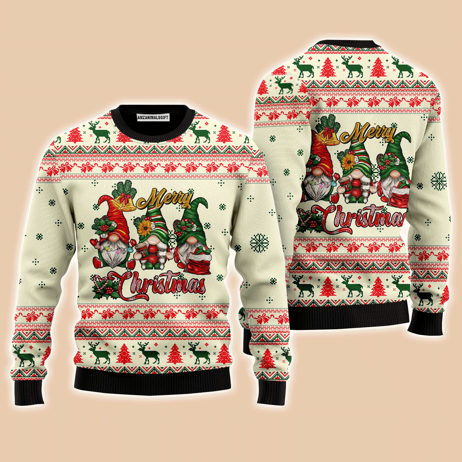 Christmas Gromes Sweater Let It Snow, Ugly Sweater For Men & Women, Perfect Outfit For Christmas New Year Autumn Winter