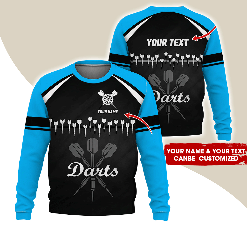 Customized Darts Sweatshirt, Darts Arranged According To Musical Notes Shirts, Darts Pattern Shirts, Perfect Gift For Darts Lovers, Friend, Family