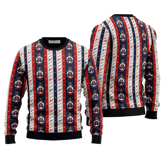 Best Christmas Striped Sweater, Ugly Christmas Sweater For Men & Women, Perfect Outfit For Christmas New Year Autumn Winter